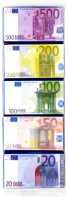 EURO Bank Notes Milk Chocolate