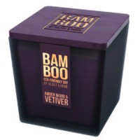 Bamboo Amber Wood & Vetiver Large Jar