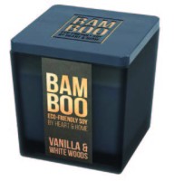 Bamboo Vanilla & White Wood Small Jar