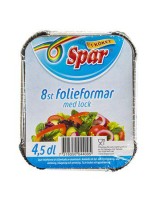SPAR Folieformar 4,5dl 8-pack