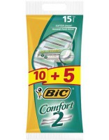 BIC Engångshyvel Comfort 2, 10 + 5-pack