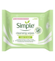 Simple cleansing wipes