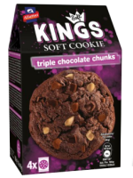 Kings Soft Cookies Triple Chocolate Chunks 4-Pack