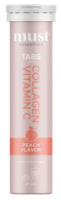 MUST Essentials Collagen & Vitamin C Tabs Peach