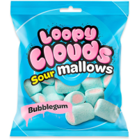Loopy Clouds Sour Mallows Bubblegum