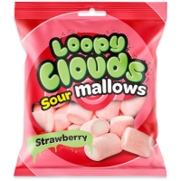 Loopy Clouds Sour Mallows Strawberry