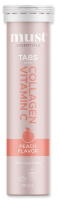 Must Essentials Collagen & Vitamin C Tabs Peach