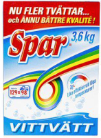 SPAR Tvättmedel vittvätt ½-pall 129 tvättar