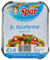SPAR Folieformar 4,5dl 8-pack