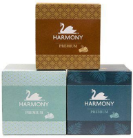 Ansiktsservetter Cube box 3 skikt Harmony 60-pack