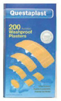Plåster Washproof Questaplast 200-pack
