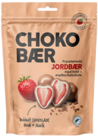Frystorkade Jordgubbar Vit & Mjölkchoklad